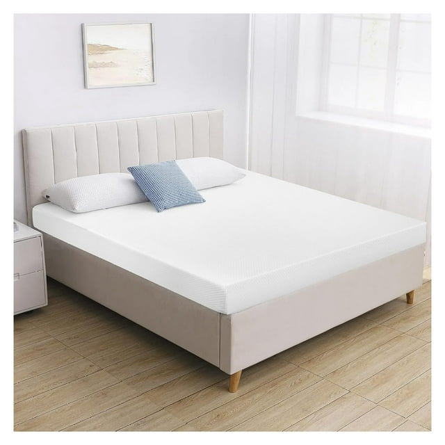 Gel Memory Foam Mattress 5 inch King Size Mattress with Removable Soft