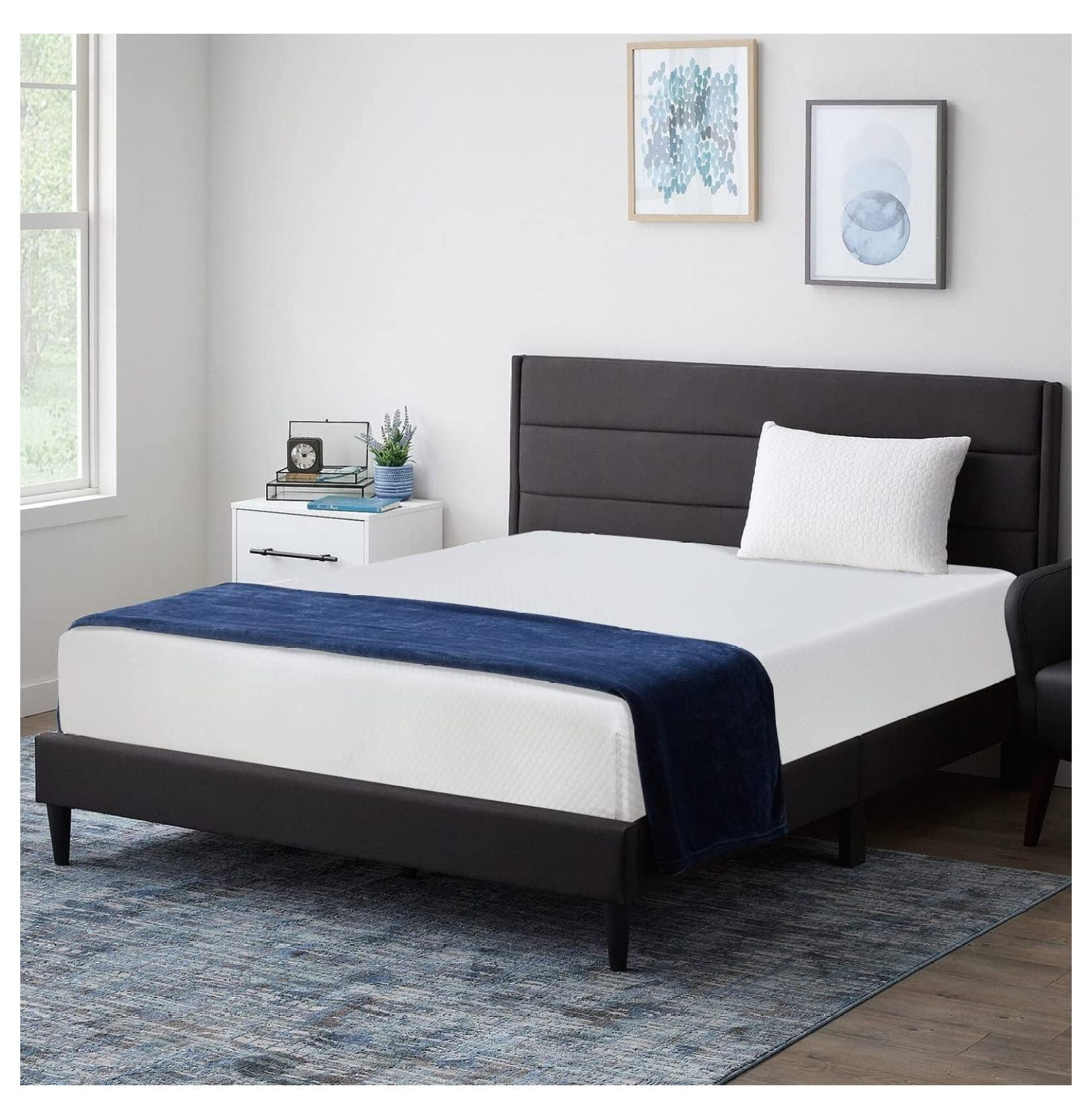 Gel Memory Foam Mattress, 6/8/10/12 inch Firm Mattress in a Box