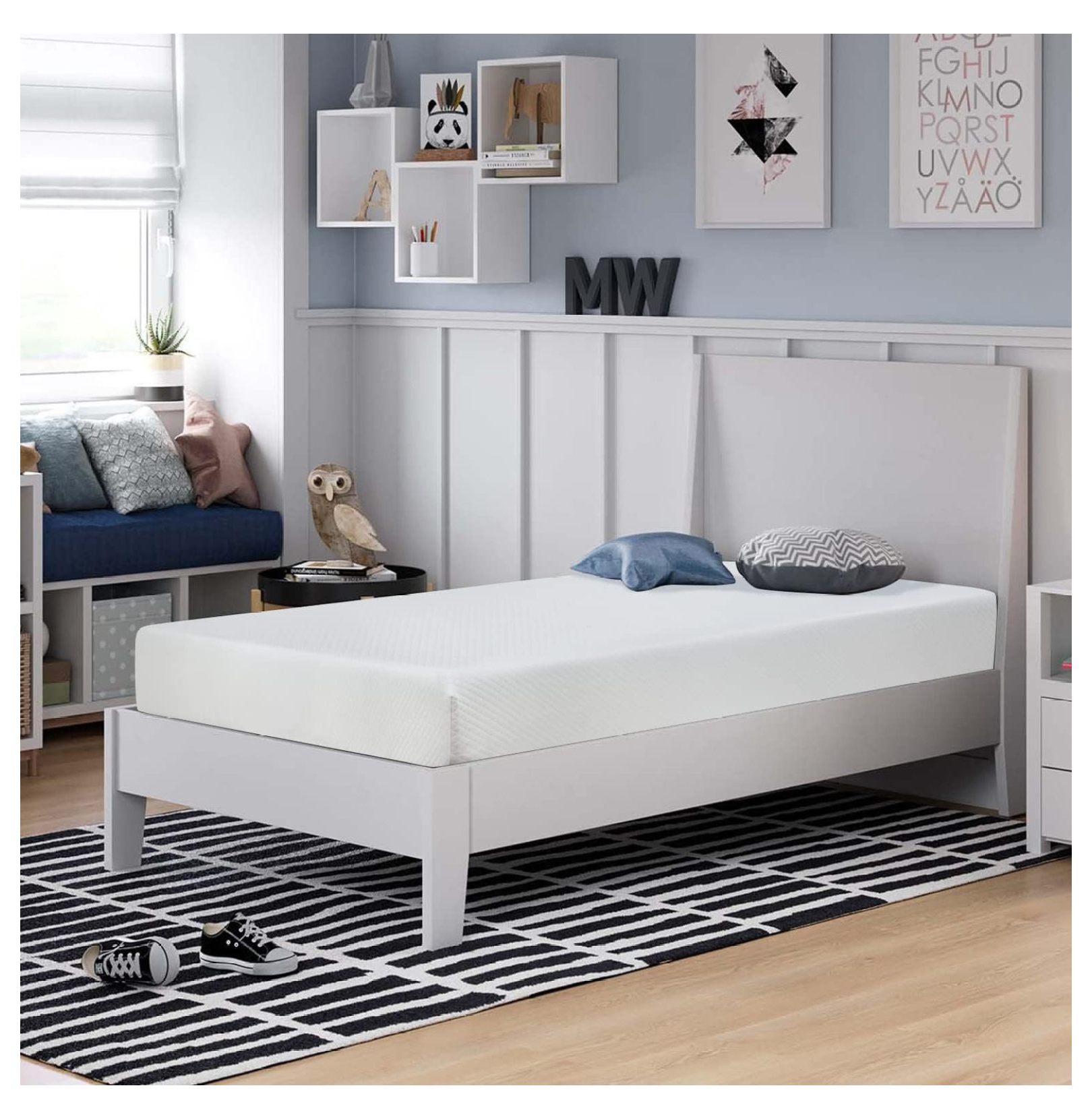 Gel Memory Foam Mattress, 6/8/10/12 inch Firm Mattress in a Box