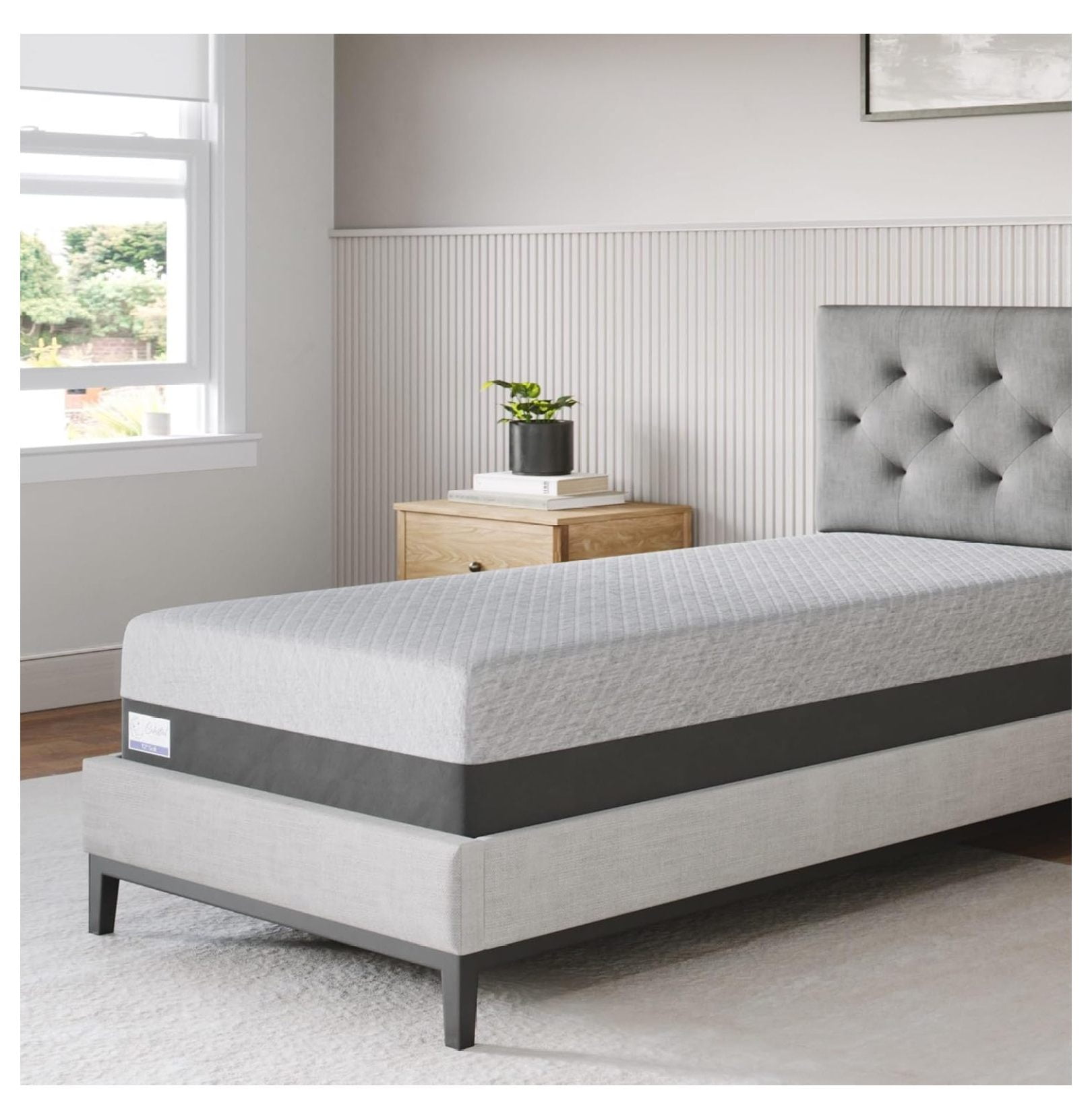 Gel Memory Foam Mattress in a Box, Made in The USA, Bed, 8 inch Firm