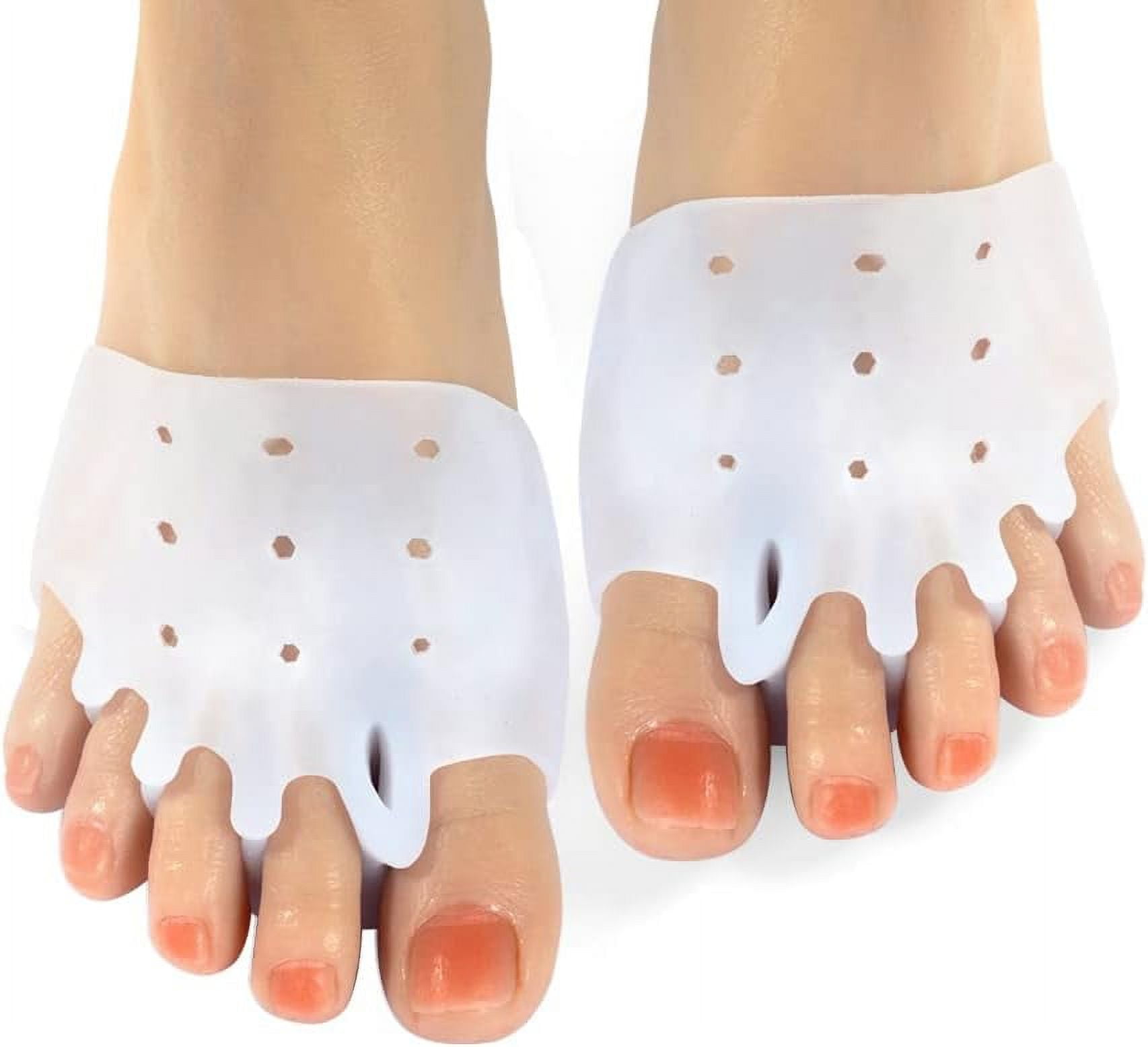 Gel Metatarsal Pads 2Pcs, Ball of Foot Cushions with Breathable