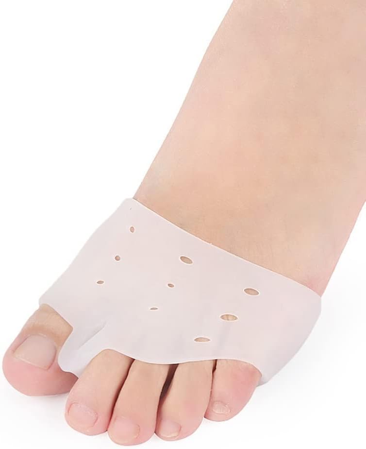 Gel Metatarsal Pads,Ball of Foot Cushions with Breathable Toe Separator,Neuroma Callus