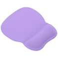 thumbnail image 1 of Gel Mouse Pad with Wrist Rest, Ergonomic Mouse Pad Comfortable Memory Foam Non-Slip Base Soft for Computer Laptop Office Home, Purple, 1 of 6