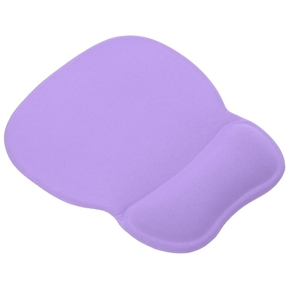Gel Mouse Pad with Wrist Rest, Ergonomic Mouse Pad Comfortable Memory Foam Non-Slip Base Soft for Computer Laptop Office Home, Purple
