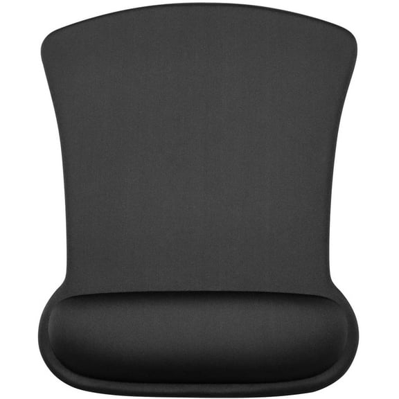 Gel Mouse Pad with Wrist Support Wrist Rests 12.09.251.50 Inches (Black, 1 Pack)
