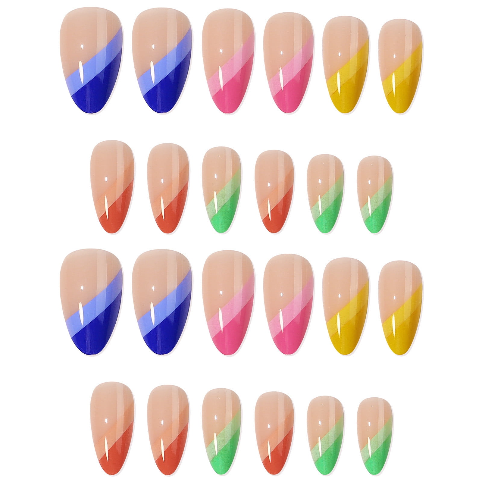 Gel Nail Forms Nail Tips Clear Coffin Full Clear Nail Stamper Rose Red ...