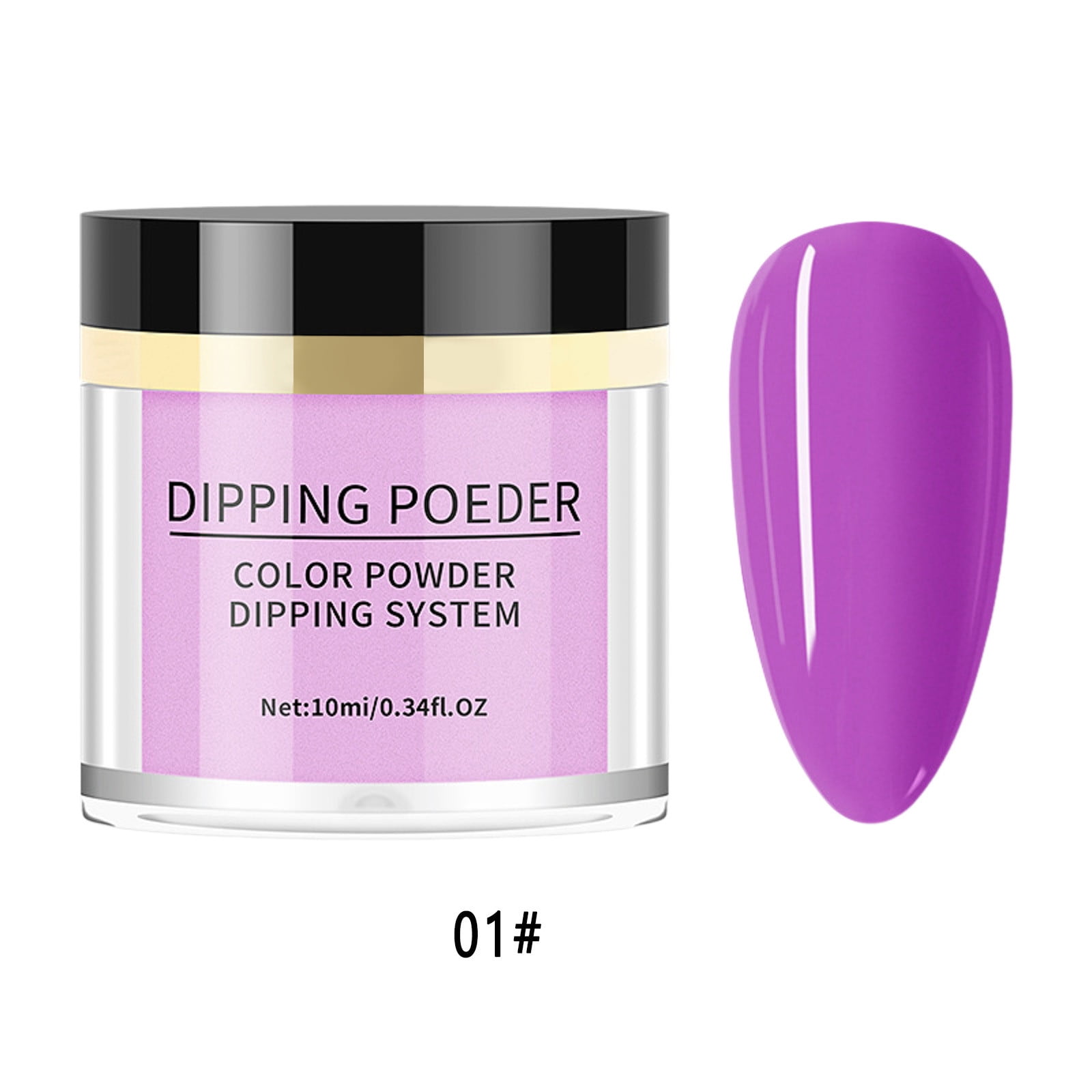 Gel Nail Kits with Tips Practice Finger Nails Set Nail Powders Color Toenails Set Nail Kits for