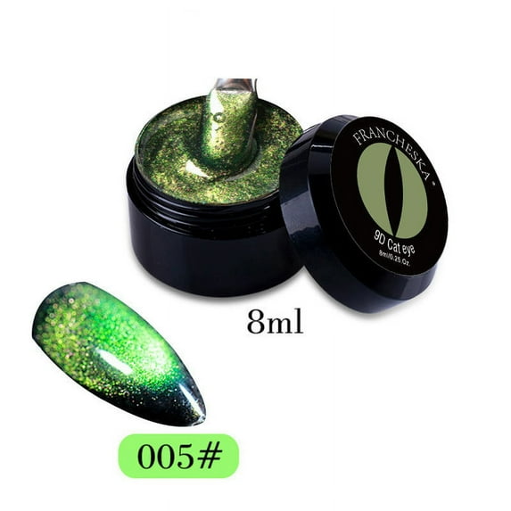 Gel Nail Polish, 0.25Oz Glitter Uv Nails Gel, Shimmer Shiny Sparkly Salon Diy Led/Uv Lamp Cure Manicure Nail Art Varnish