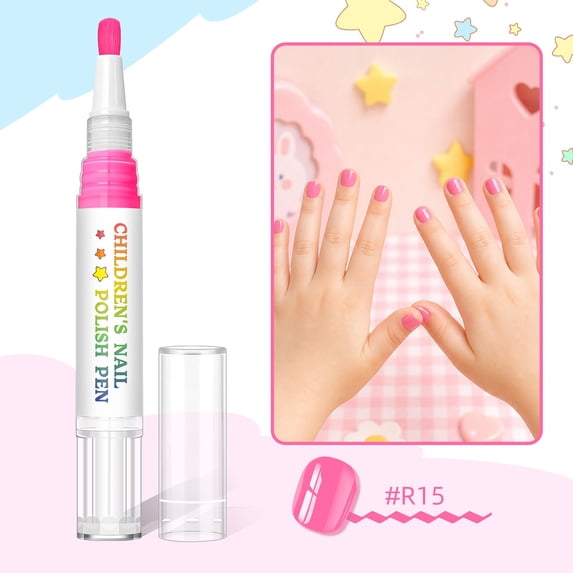 Gel Nail Polish Pen, Sheer Light Nude Water-Based Nail Gel Pen 5ml, Beginner-Friendly At-Home Manicure and Nail Art Supplies, Everyday and Holiday Gift for Women, Girls