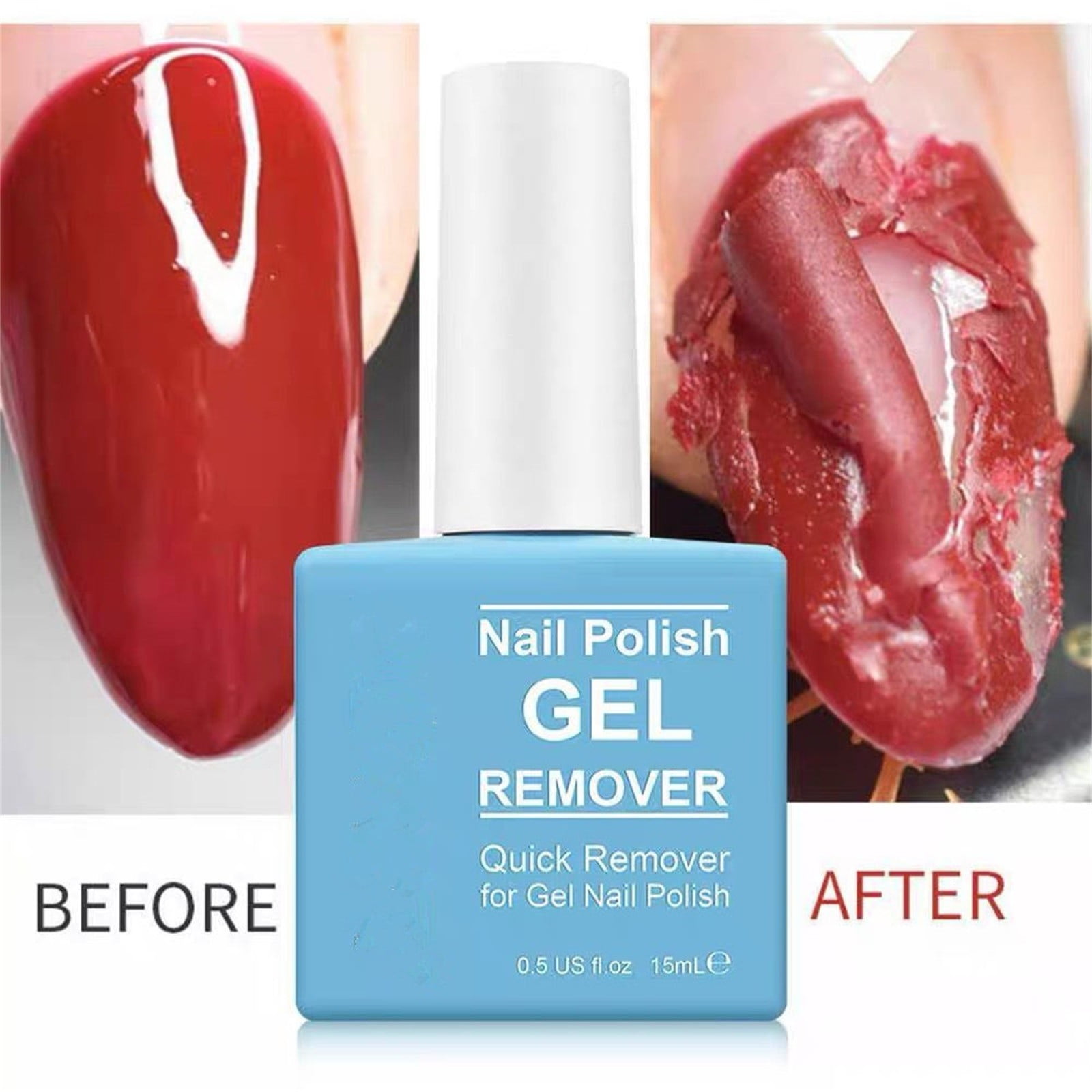 Gel Nail Polish Remover Ultra Powerful Nail Polish Remover For Natural ...