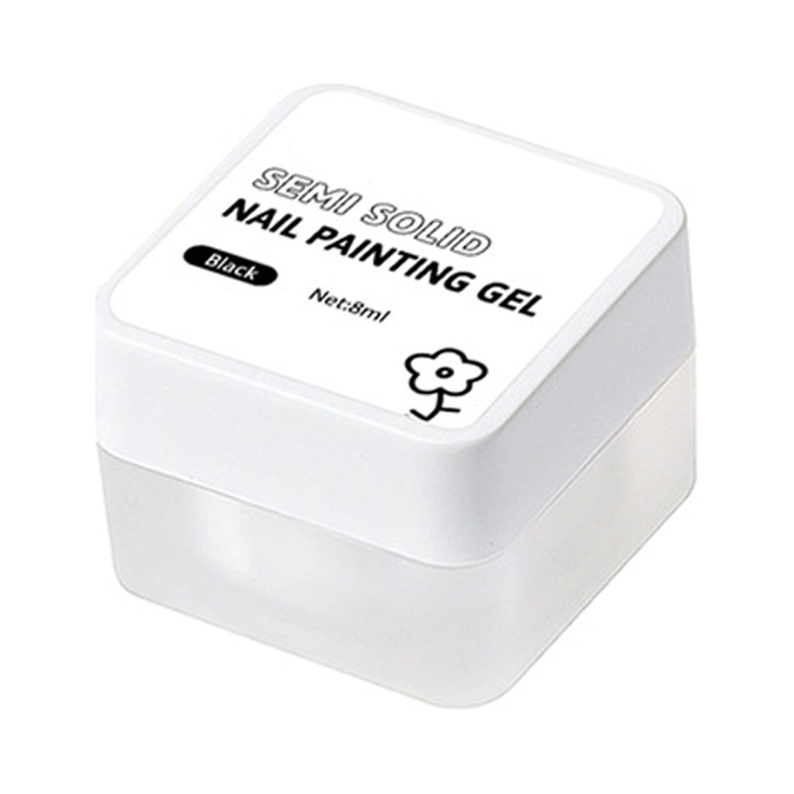 Gel Nail Top And Base Coat Paint Glue High Density Nail Cans White And