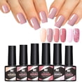 thumbnail image 1 of Gel Nail Varnish Semi Permanent Varnishes Manicure Nail Polish Base & Top Coat Set, LED Cured, Toxin-Free, Long-Lasting, Eco-Friendly, Quick Drying, Gift, Nail Art, DIY Manicure Makeup Organizers, 1 of 5