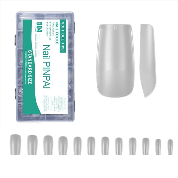 Gel Nails Tips Matte Fake Nails Full Covers False Nails for Nails Extensions Artificial Acrylic Nails