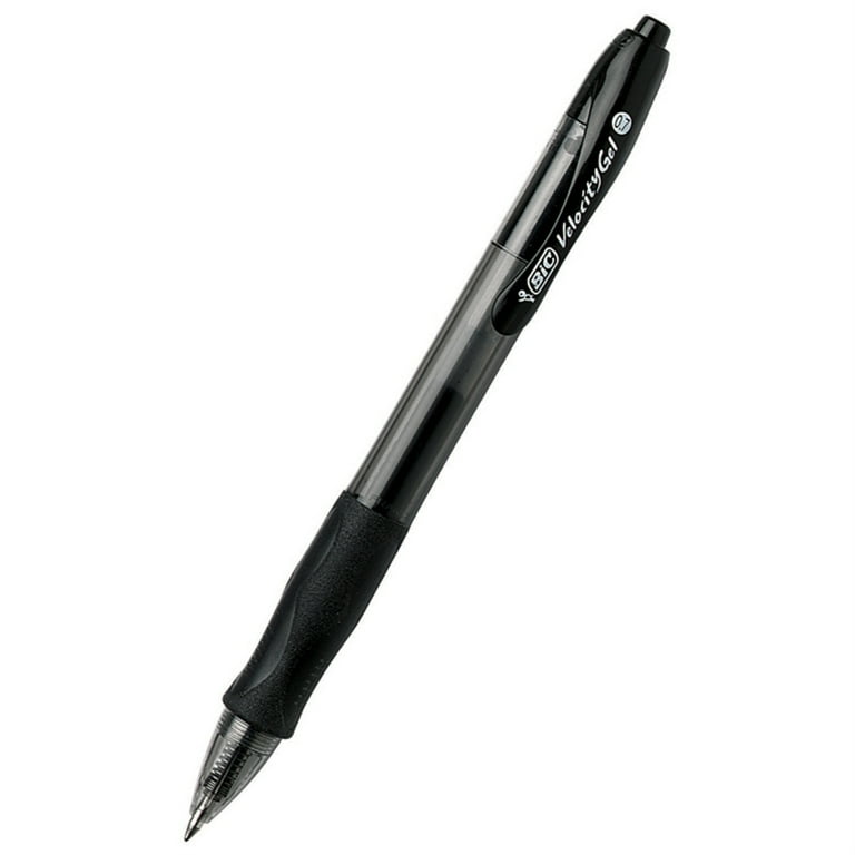 Gel-ocity Gel Pen, Retractable, Medium 0.7 mm, Black Ink, Translucent Black Barrel, Dozen Gel-ocity Gel Pen, Retractable, Medium 0.7 mm, Black Ink, Translucent Black Barrel, Dozen