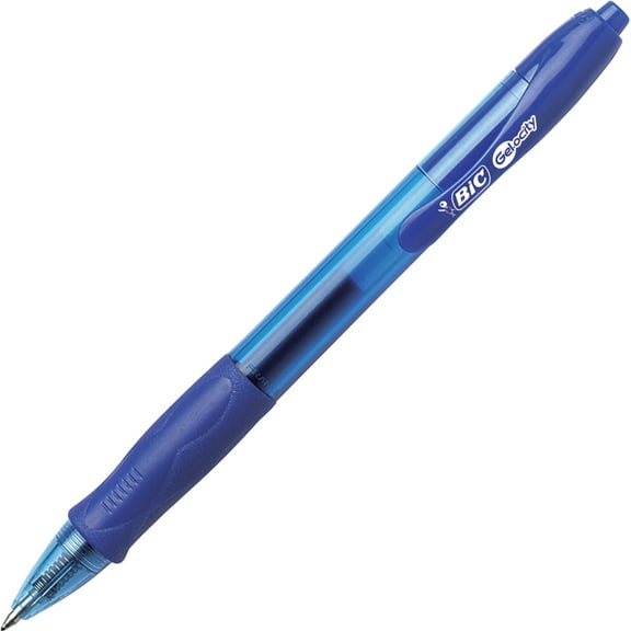Gel-Ocity Gel Pen, Retractable, Medium 0.7 Mm, Blue Ink, Translucent Blue Barrel, Dozen | Bundle of 5 Dozen