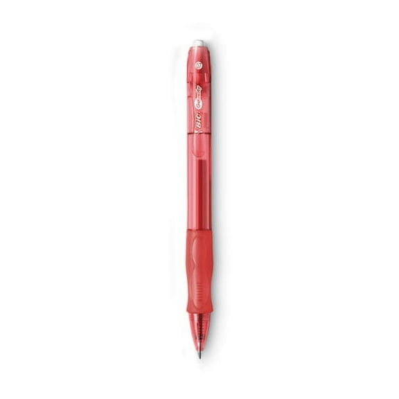 Gel-Ocity Gel Pen, Retractable, Medium 0.7 Mm, Red Ink, Translucent Red Barrel, Dozen | Bundle of 2 Dozen