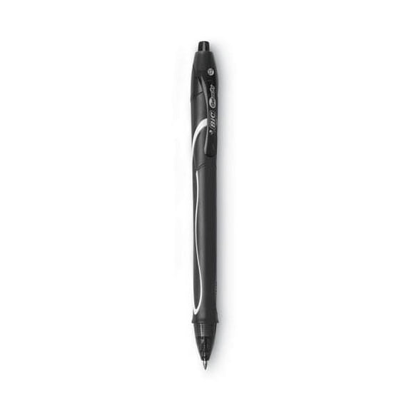 "Gel-Ocity Quick Dry Gel Pen, Retractable, Medium 0.7 Mm, Black Ink, Black Barrel, Dozen | Bundle of 2 Dozen"