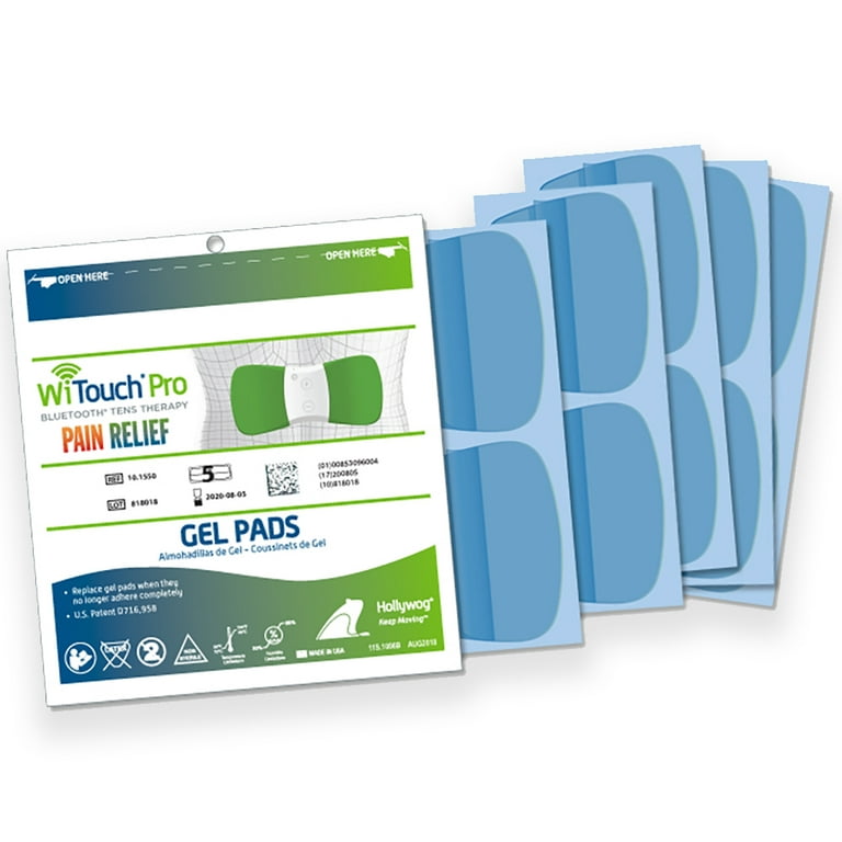Gel Pad Refills for WiTouch Pro & Aleve Direct Therapy - 1 Pack of 10 Pads  (5 Pairs of Gel Pads)