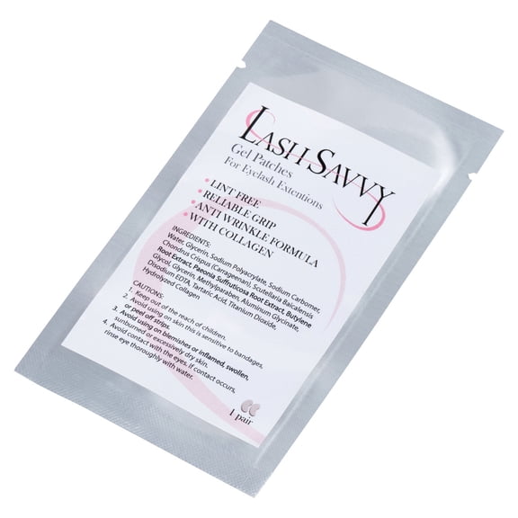 Gel Pads 50 pack, Eye Pads for Lash Extensions, Linr-Free, Reliable Grip, Under Eye Gel Patches
