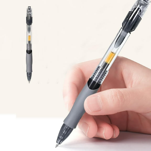 Gel Pen,0.5mm Retractable Click Ink Pen with Large Capacity Refill,Smooth Fine Point Rollerball Pens,Suitable for Home and Office