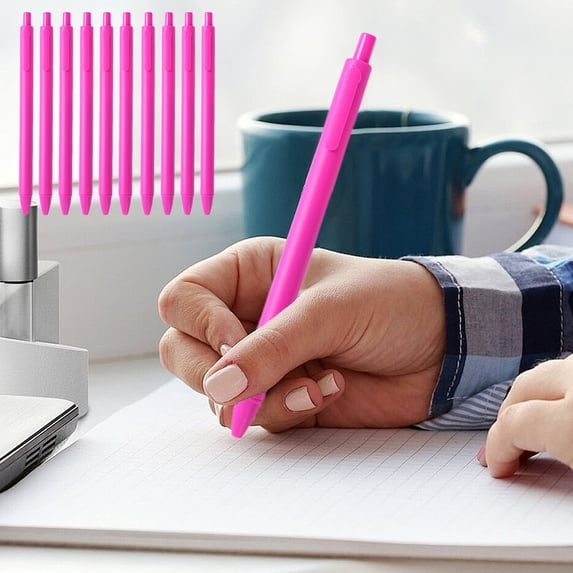 Gel Pen,10Pack Large Capacity Black Gel Pen,1ml Quick-Dry Smooth,Student Office Home Writing Note Taking Journaling