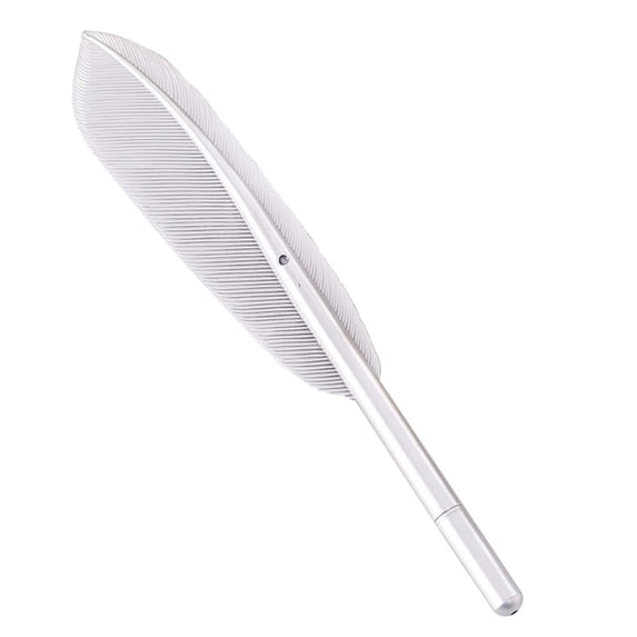 SHENGXINY Gel Pen Retro Feather Decorative Ballpoint for Daily Use Vintage Appearance Smooth Writing Texture Multi Purpose Ornamental Practical Stationery