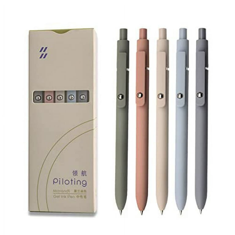 Anime Pens 6pcs Black Gel Ink Ballpoint Pens Writing Pen School Supplies Anime Stationary (buding Pen)