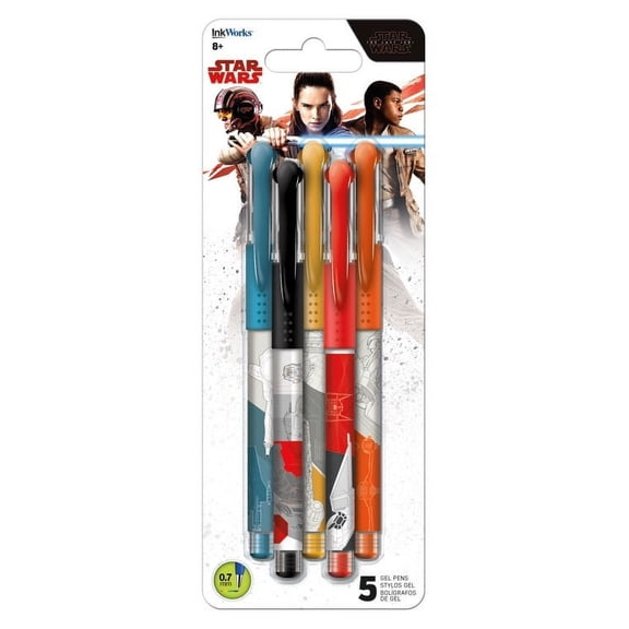 Gel Pens 5pk - Star Wars: The Last Jedi New iw1793