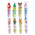 thumbnail image 1 of Gel Pens Ballpoint Pens 6 Color Christmas Ballpoint Pen Retractable Christmas Pattern Ballpoint Pen Cute Pen Color Multifunction Marker for Journaling Note Taking Writing 2ML, 1 of 8