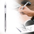 thumbnail image 1 of Gel Pens, Black Ink, 0.5mm, Retractable Gel Ink Rollerball Pens, Ultra Fine, Comfortable Grip, Easy Hold, Writting Smooth, for Classroom, Office, Medical & Nursing Work, Clear, 1 of 9