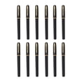 thumbnail image 1 of Gel Pens, Fine Point Pens, 12 Pcs 0.5mm Black Ink Smooth Writing Gel Pens for Journaling Note Taking Office Use, Non Slip Frosted Grip Durable Plastic Body, 1 of 6