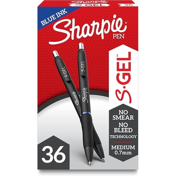 Gel Pens, Medium Point (0.7mm), Purple Gel Ink Pens, 12 Count