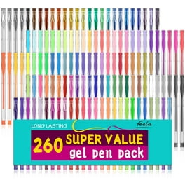 Glitter Gel Pens Vivid Colored Gouache Pens Doodling Crafts For