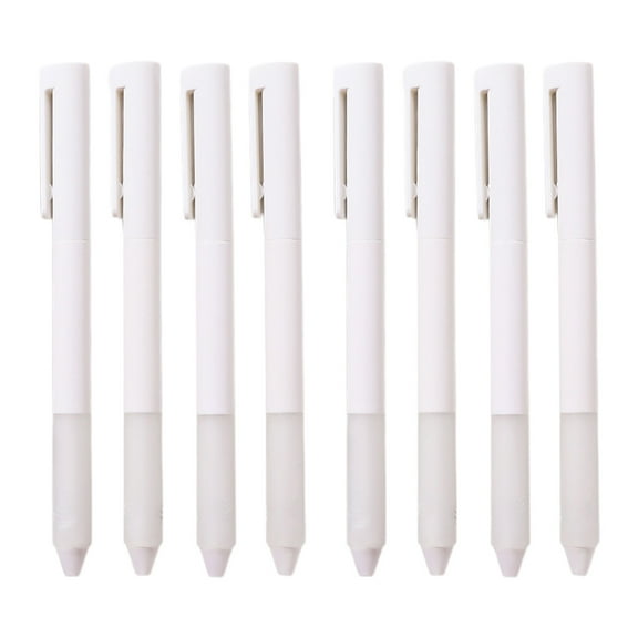 Gel Pens, Writing Supplies, 8 Pack Refillable Black and Red Ink, Smooth Gliding, Retractable, Comfortable Grip, Long-Lasting Performance