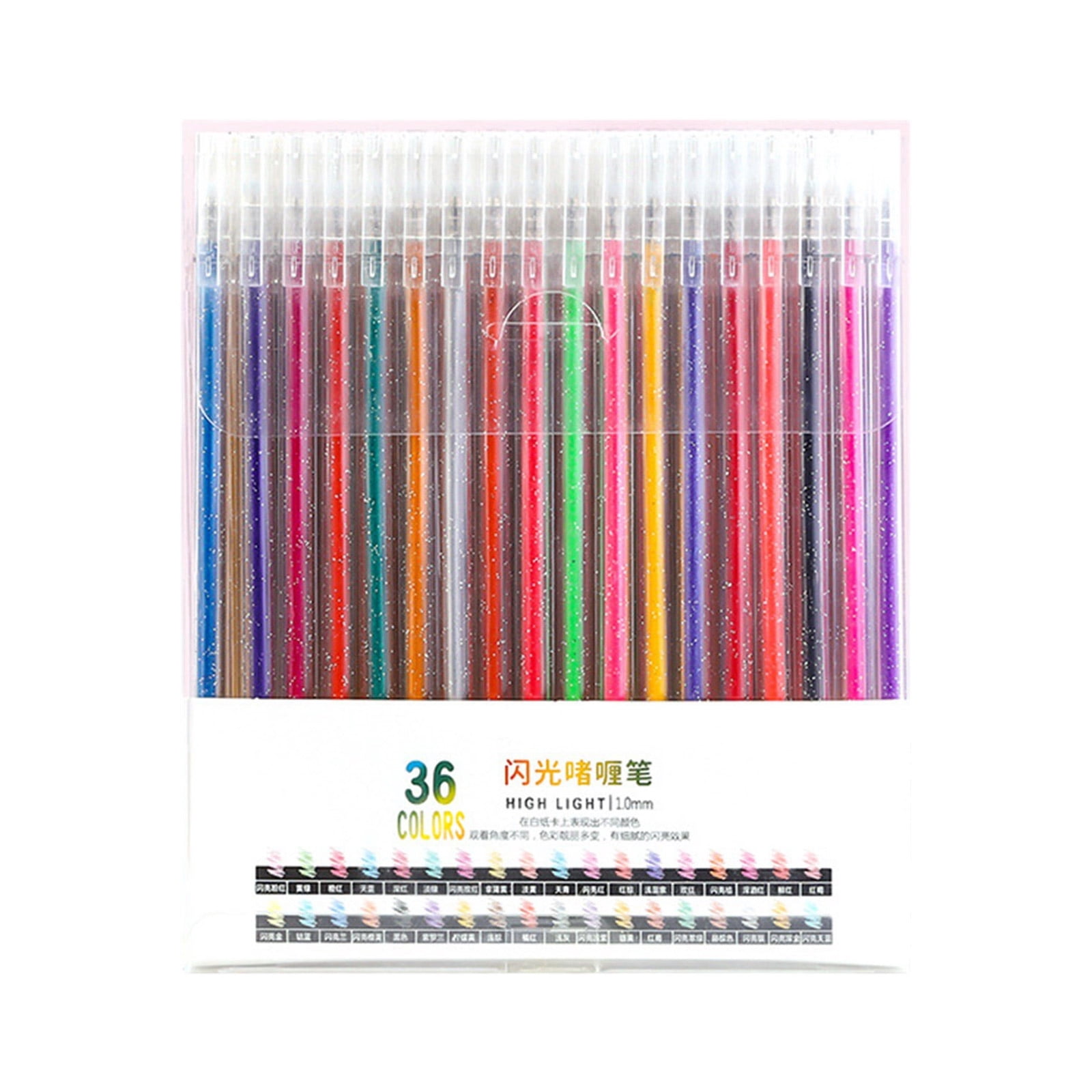 Gel Pens for Adults Coloring Books, Multiple Colors 1mm Fine Point Gel Marker Pen Set for Drawing, Journaling, Crafts