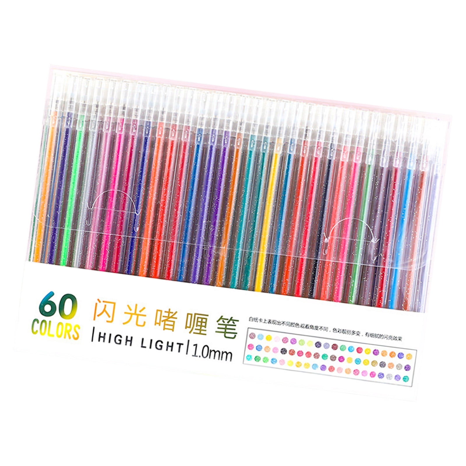 Gel Pens for Adults Coloring Books, Multiple Colors 1mm Fine Point Gel Marker Pen Set for Drawing, Journaling, Crafts