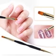 thumbnail image 1 of Gel Acrylic Brush Set for Salon Quality Manicure and Design Application, 1 of 5