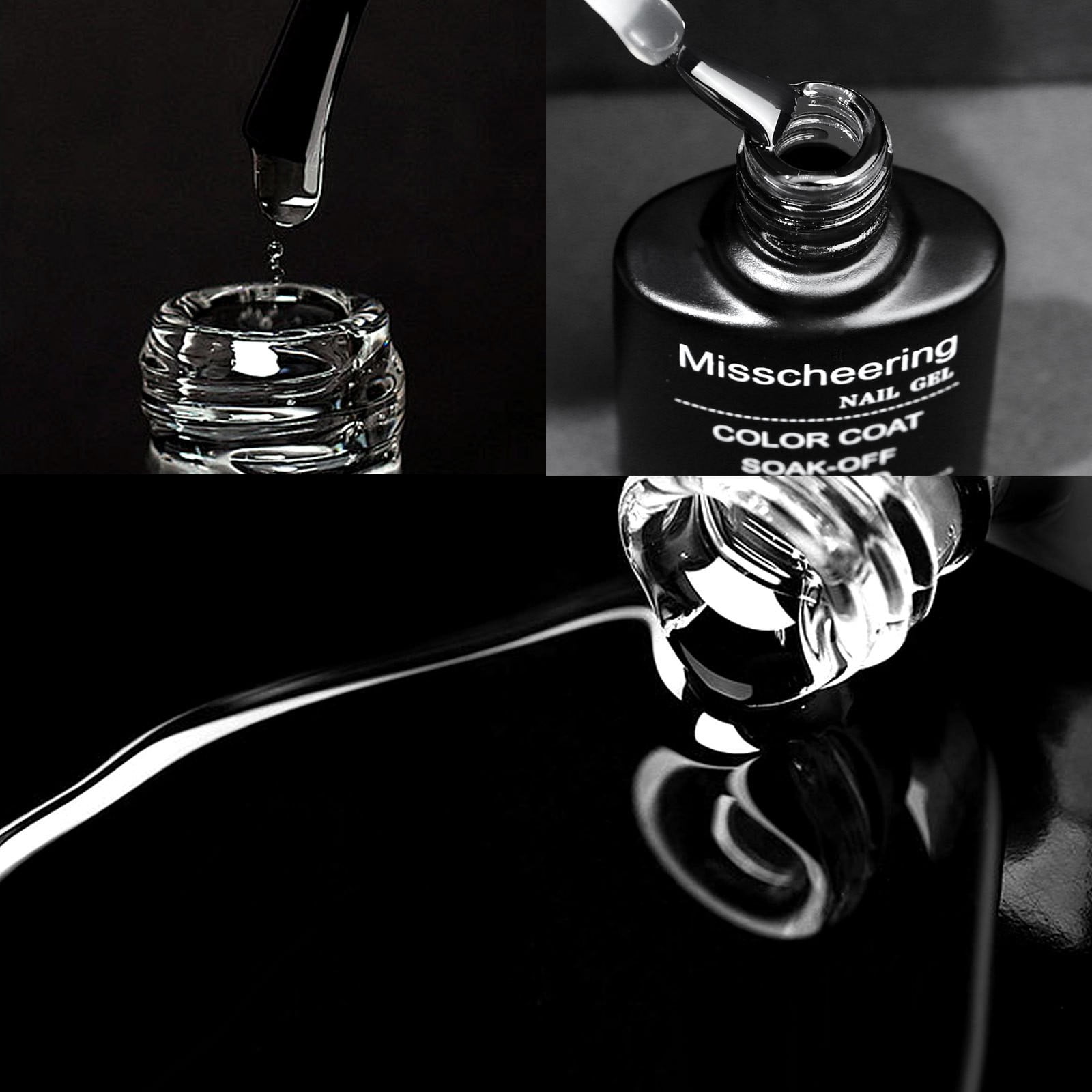 Gel Polish Gel No Wipe Top Coat Shine Finish And Long Lasting Soaks Off