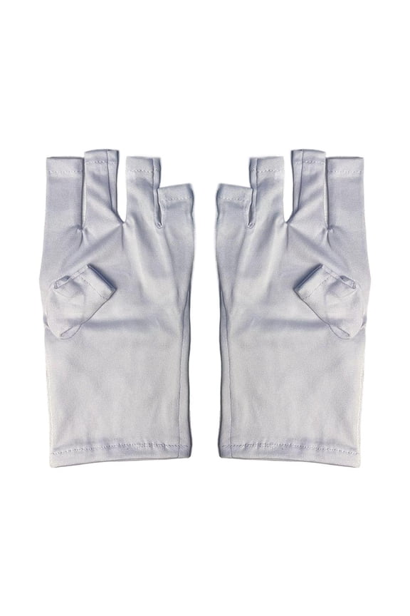 Gel Professional Protection Gloves, Fingerless Nail Art Gloves for Manicures, Stretchy & Comfortable for Home & Outdoor Use