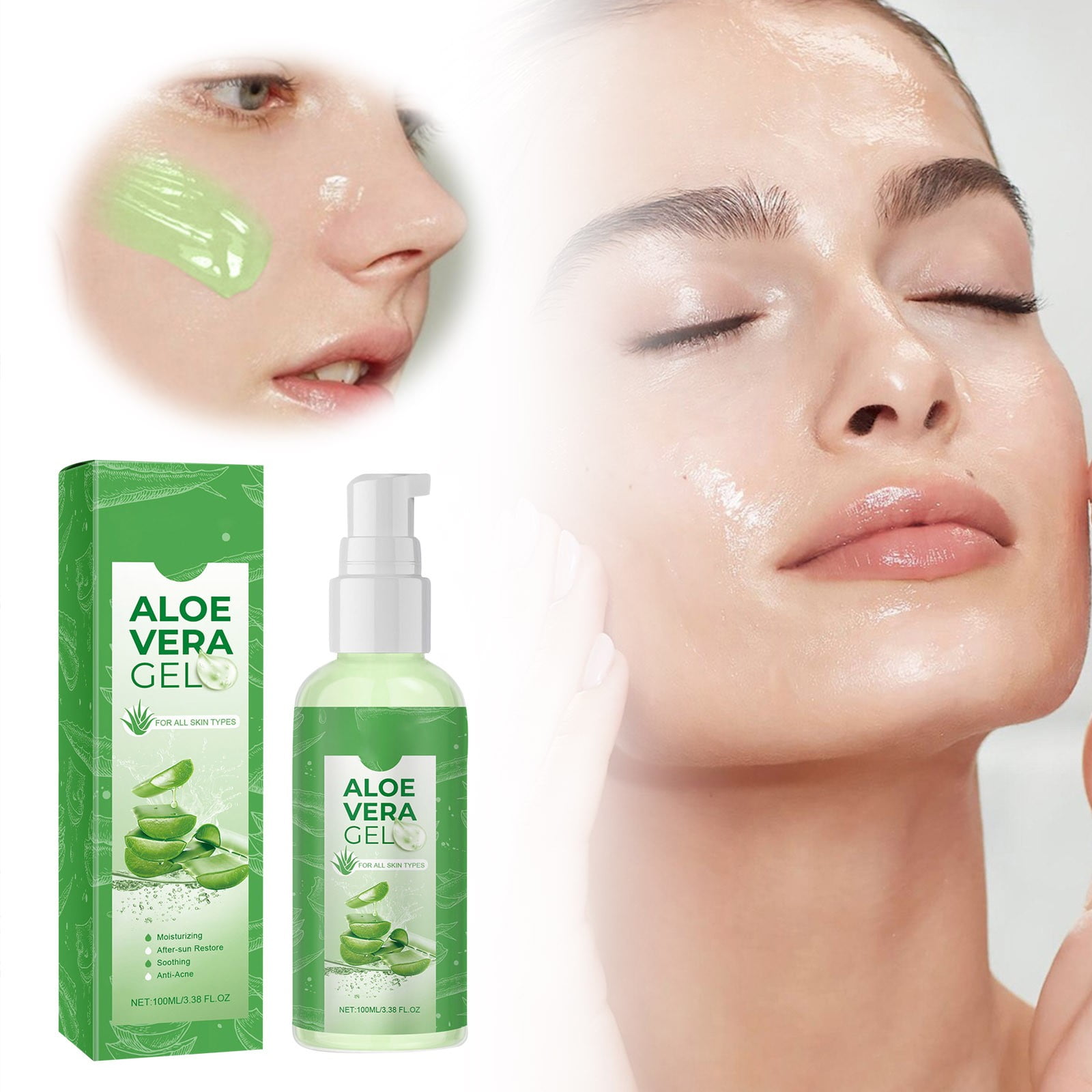 Gel Pure Gel For Face And Body Natural Soothing Nourishing Moisturizer