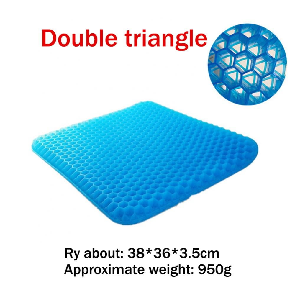 Dropship Gel Seat Cushion Non-Slip Breathable Honeycomb Sitting Cushion  Pressure Relief Back Tailbone Pain Cushion Pad With Removable Cover For Car  Office Chair Classroom Travel to Sell Online at a Lower Price