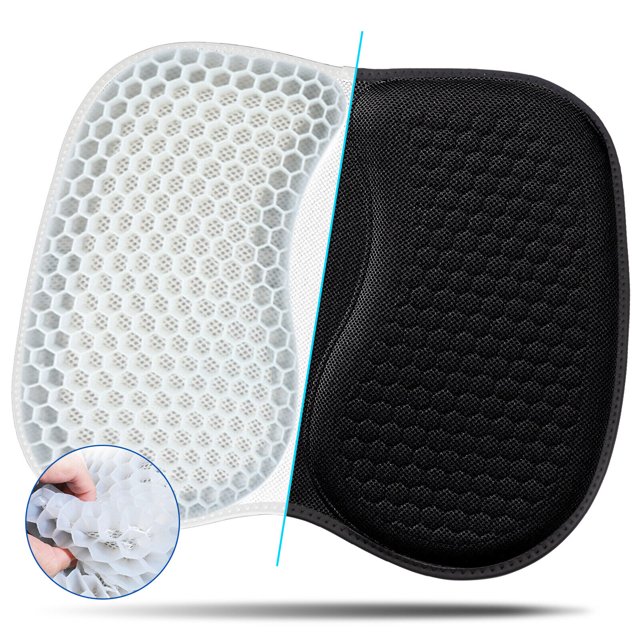 Gel Seat Cushion Breathable Design Seat Cushion, Butt Back