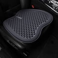 thumbnail image 1 of Gel Seat Cushion, Cool Chair Cushion for Office Chairs, Driving Car Cushions Breathable, Wheelchair Cushions for Pressure Relief, Back Pain for Seat Cushion, Chair Pad with No-Slip Cover (Black), 1 of 7