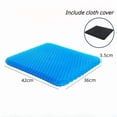 thumbnail image 1 of Gel Seat Cushion Double Thick Egg Gel Summer Cushion for Pressure Relief Breathable Chair Pad Car Seat Office Chair Soft Cushion, 1 of 9