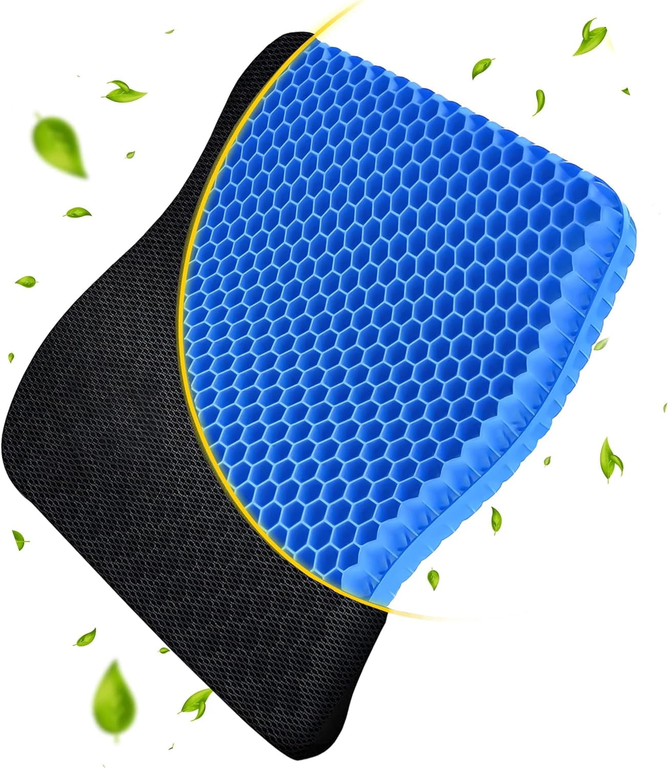 Gel Seat Cushion, Egg Seat Cushion Wheelchair Cushion with NonSlip