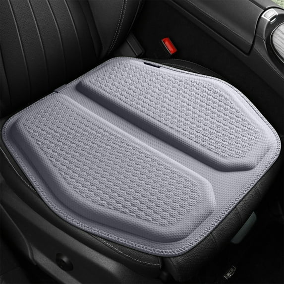 Gel Seat Cushion | Ergonomic Support for Cars, Office Chairs & Wheelchairs | Breathable, Washable Cover | Non-Slip Base | Universal Fit | 18.3"x18.3"x0.79" | 1 Pack | Comfortable Pillow