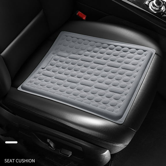 Gel Seat Cushion Honeycomb Breathable Silicone Pad Office Car Chair Pressure Relief Summer Cooling Egg Crate Design for Long Sitting Comfort Support