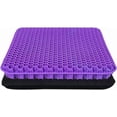 thumbnail image 1 of Gel Seat Cushion for Long Sitting, Double Thick Office Desk Home Wheelchair Seat Cushions for Back Hip Sciatica Tailbone Pain Sore Pressure Relief, Gel Cooling Game Chair Pads for Car Truck Driver, 1 of 6