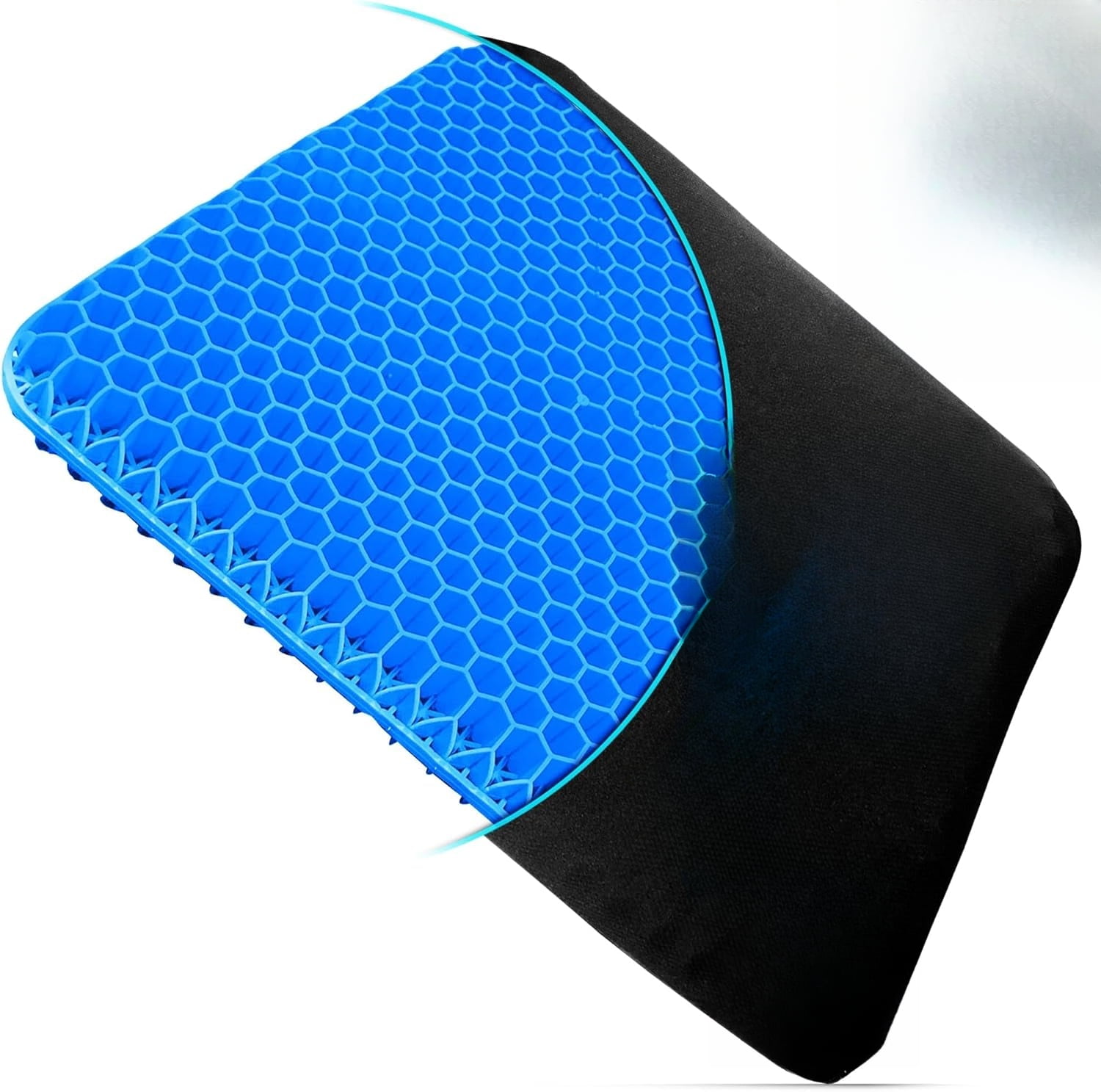 HEALTHMATE IN9115 Coccyx Cushion With Gel - Tailbone Pain Relief For Office Chair, Car, Wheelchair