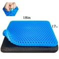 Gel Seat Cushion for Long Sitting Pressure Relief for Back, Sciatica